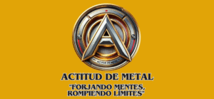 Logotipo de Actitud de metal