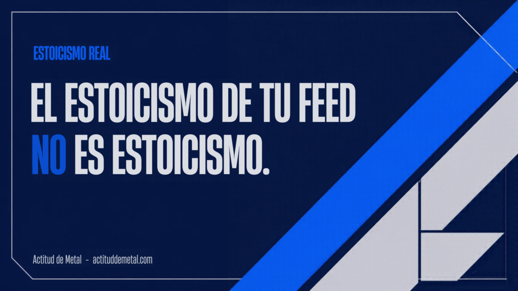 El estoicismo de tu feed no es estoicismo - Actitud de Metal